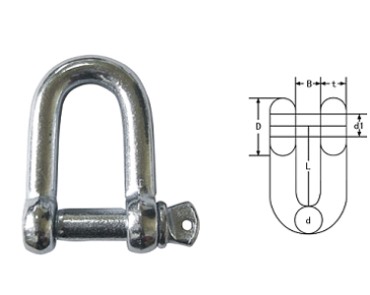 Shackle-JIS SHACKLE KAUPALLINEN TYYPPI