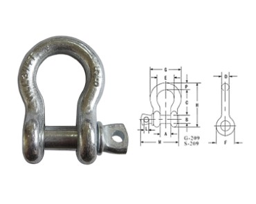 Shackle-G209 US RUUVITAPA-ANKKURI SAkkeli